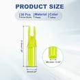 thumbnail image 2 of Uxcell Archery Arrows Nocks 6.2mm, Plastic Insert Arrow Nock Replacement Arrow Tails for Shooting Compound Recurve Yellow, 2 of 7