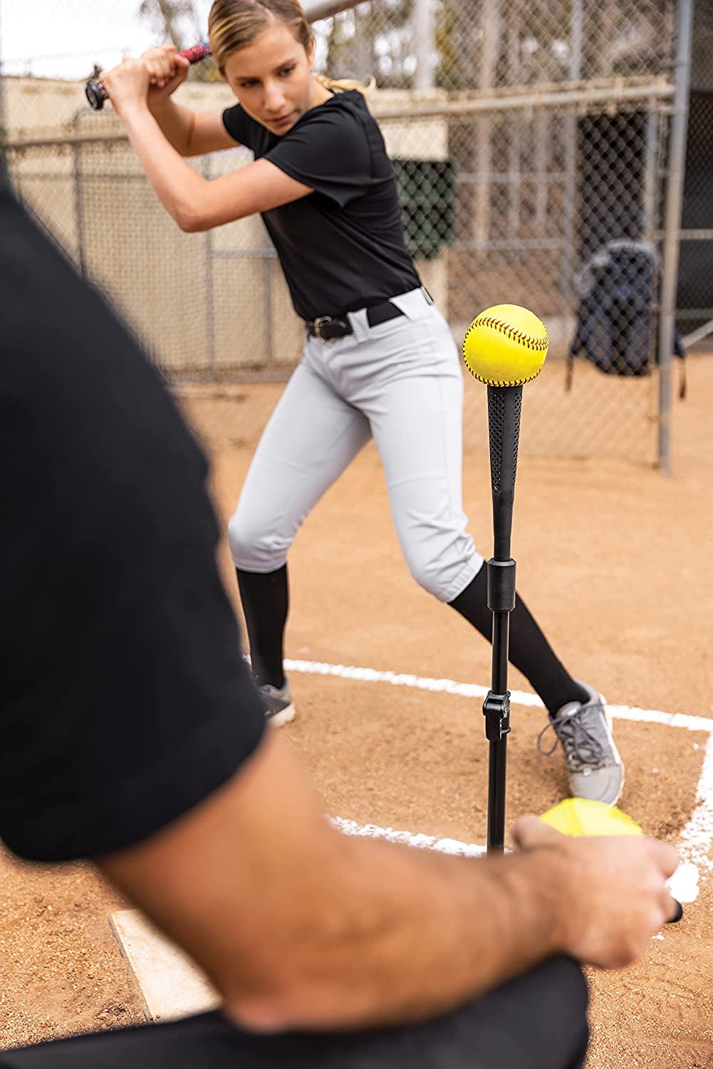 SKLZ Travel Tee Elite Adjustable Baseball Tee