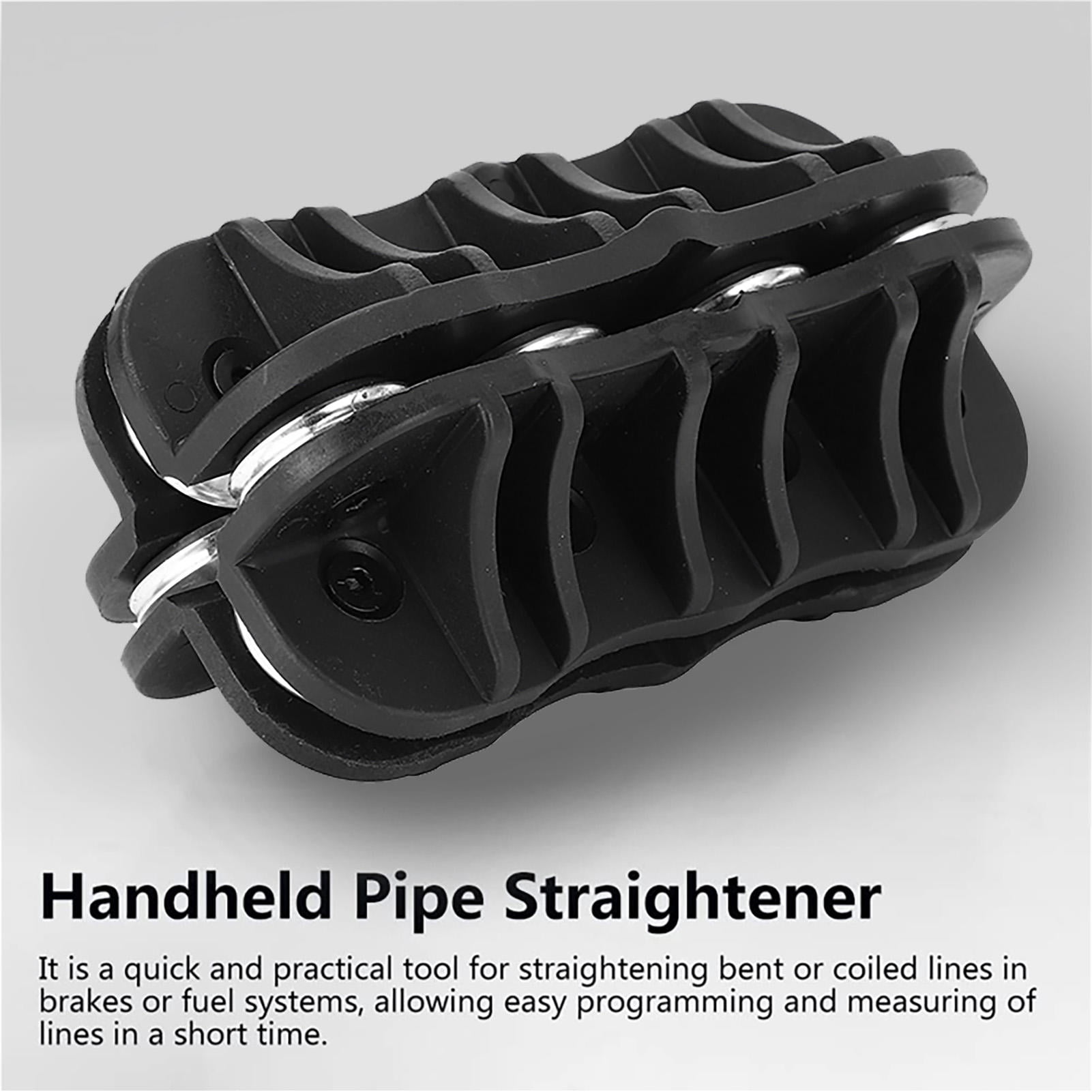 LAZIOEGR 6mm Handheld Tubing Straightener Metal Pipe Straightening Tool for Stainless Steel Copper Aluminum Tubes HVAC Repair Heavy Duty Ergonomic Grips