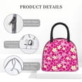 thumbnail image 4 of Salouo Vintage Flowers for Insulated Lunch Bag for Women/Men - Leakproof Cooler Tote Bag Organizer - Reusable Lunch Box for Office Picnic Hiking Beach-One Size, 4 of 6