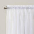 thumbnail image 4 of No. 918 Emily Sheer Voile Single Curtain Panel, 59 x 108 Inch, White, 4 of 4