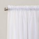 thumbnail image 2 of No. 918 Emily Panel De Cortina De Gasa Transparente Con Bolsillo Para Barra, 59" X 120", Blanco, 2 of 5