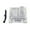 Transparent white, variant on Scratchproof Base Shell Housing for Game Player Translucent Base Case Gaming Accessories Game Console Base Shell