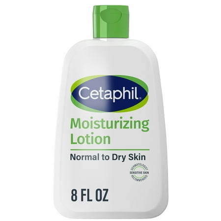 Cetaphil Moisturizing Lotion for Normal to Dry Skin, Hydrating Fragrance Free, 8 oz
