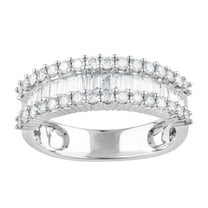 Unique Moments 1.00 Ct Lab Grown Diamond Ring in 925 Silver for Women (HI-SI/I1) for Women