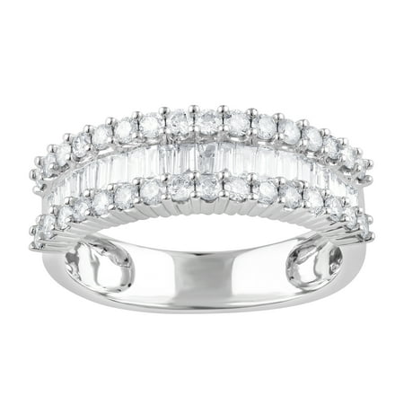 Unique Moments 1.00 Ct Lab Grown Diamond Ring in 925 Silver for Women (HI-SI/I1) for Women