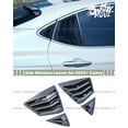 thumbnail image 2 of FITS 2025+ TOYOTA CAMRY GLOSS BLACK JDM STYLE SIDE WINDOW LOUVERS VENT COVER SET, 2 of 4