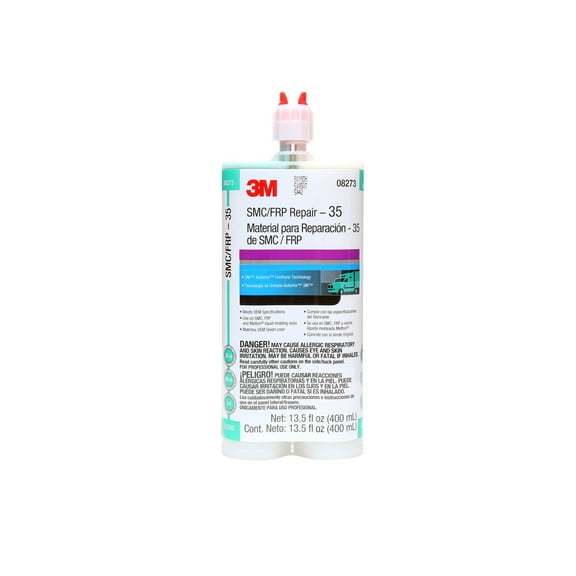 3M SMC/Fiberglass Repair Adhesive-35, 08273, Green, 400 mL Cartridge, 6 per case