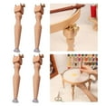 thumbnail image 6 of Adjustable Wooden Embroidery Hoop Stand Legs 4Pcs Needlework Stitch Embroidery Legs Rack Holder Crafts Supplies Tools, 6 of 10