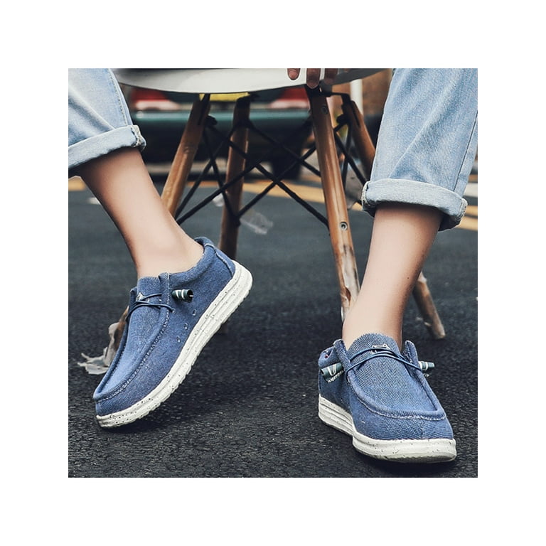 Rockomi Mens Loafers Slip On Flats Classic Boat Shoes Men Non Slip