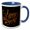 Blue/White, variant on 3drose, Espresso Coffee Artistic Typography Vector, 11oz Magic Transforming Mug