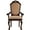 Espresso, variant on Espresso and Tan Arm Chairs for Home / Feature Classic Design