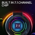 thumbnail image 4 of 2X Gaming Headset 7.1 Stereo Surround Bass Headset Computer Gaming Console with Microphone RGB Headset, 4 of 8