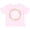 AD-Pink, variant on B Monogram Alphabet Letter Rose Floral Wreath Girls Toddler T-Shirt