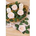 thumbnail image 4 of Rosas artificiales MACTING Real Touch, 30 unidades (crema), 4 of 6