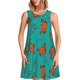 thumbnail image 1 of Fotbe Colorful Crab Vestido de Verano sin Mangas para Mujer – Vestido Midi Línea A, Estilo Camiseta Floral, Vestido Playero Casual y Fluido, 1 of 7