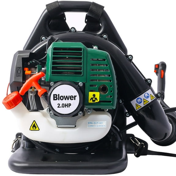 2.0HP 2-Stroke Backpack Blower with Gas-Powered, Extension Tube, Efficient & Lightweight