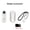 4K White, variant on 4K 1080P Thumb Action Camera, HD Sports Camera, Automatic Exposure, TF Card Compatible, 800mAh Battery, Rechargeable Lithium-Polymer, Ideal for Cycling, Hiking, Sports Enthusiasts