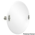 thumbnail image 3 of Frameless Round Tilt Mirror with Beveled Edge - Satin Chrome, 3 of 5