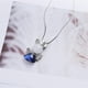 thumbnail image 2 of Collar colgante de cristal Hugo Aleación y Cristal Joyería de Moda para Mujer Azul, 2 of 10