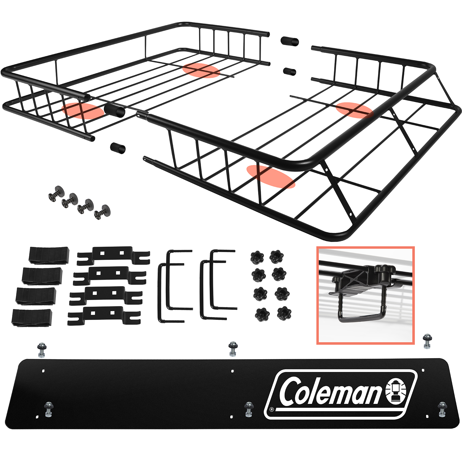 coleman rooftop cargo carrier