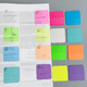 thumbnail image 1 of Notas adhesivas redondas Morandi de 8 colores, pegatinas de índice transparentes cuadradas redondeadas, lindas pegatinas de lectura fluorescentes en forma de corazón, 1 of 3