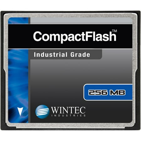 - Wintec Industrial Grade SLC NAND 256MB CompactFlash Card, Black