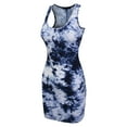 thumbnail image 7 of MixMatchy Women's Sleeveless Tie-dye Slim Fit Dress, 7 of 7