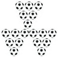thumbnail image 4 of maskred 6Pcs Table Soccer Balls Supple Official Classical Decompression Diameter 28mm Mini Footballs Strong Black Desktop Toys 3Set, 4 of 6