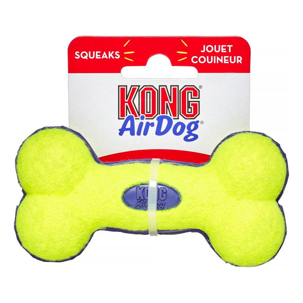 KONG Airdog Squeaker Bone Dog Toy, Small