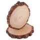 thumbnail image 1 of 2 rodajas de corteza de madera natural sin tratar, discos redondos rústicos de 18-20 cm para manualidades, proyectos de bricolaje y centros de mesa., 1 of 7