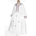 thumbnail image 4 of Jizyo Robe Maxi Abayas Musulmanes pour Filles, une Pièce, Manches Longues, Robe de Prière Islamique, Robe de Caftan Arabe Blanche 120/5 Ans, 4 of 7