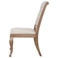 thumbnail image 6 of Miekor Furniture Cream and Barley Brown Tufted Back Dining Chair (Set of 2) B5A7815, 6 of 9