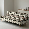 thumbnail image 2 of Xixirimido Aztec Tribe Pattern Futon Slipcover for Armless Couch Stretchy Sofa Bed Cover Soft Elastic Couch Cover Machine Washable Furniture Protector, 2 of 8