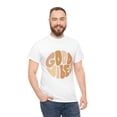 thumbnail image 4 of Super Cute Heavy Cotton Tee Good Vibes Retro T-Shirt Inspirational Tee 5XL, 4 of 4