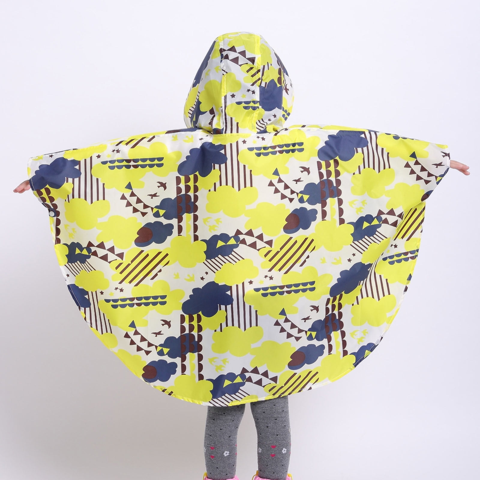 Girls Hooded Yellow Raincoat 18 Month Rain Jacket Xxl Big Size