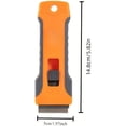 thumbnail image 2 of Razor Blade Scraper Tool with 5pcs Extra Blades, Cleaning Razor Scraper, Glass Top Stove Scraper for Oven Door, Cooktop Scraper, Glass Scraper Cleaning Paint, 2 of 5