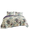 thumbnail image 2 of MarCielo 3 Piece Printed Quilt Set Lightweight Bedspread Set Helie, 2 of 4
