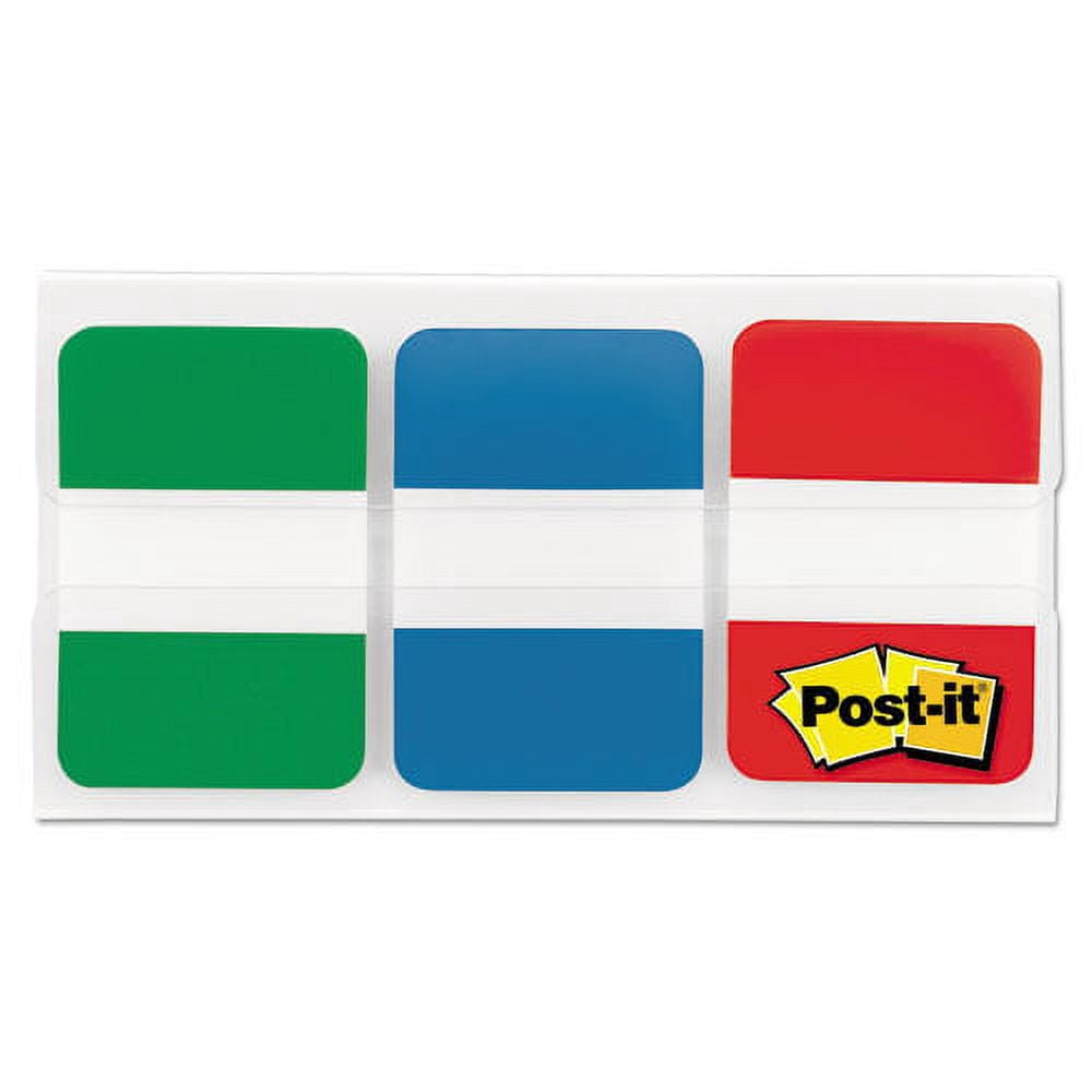 1" Tabs, 1/5-Cut Tabs, Assorted Primary Colors, 1" Wide, 66/pack | Bundle of 5 Packs
