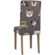 thumbnail image 2 of Funda protectora para silla ABPHQTO con diseño de caras divertidas de perros juego de 1, 2 of 4