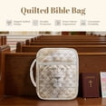 thumbnail image 7 of Xixirimido Bible Cover Case for Women Men Large Bible Cover with Handle Quilted Bible Carrying Case Bag Bible Study Supplies Accessories, Lion Print, 7 of 7