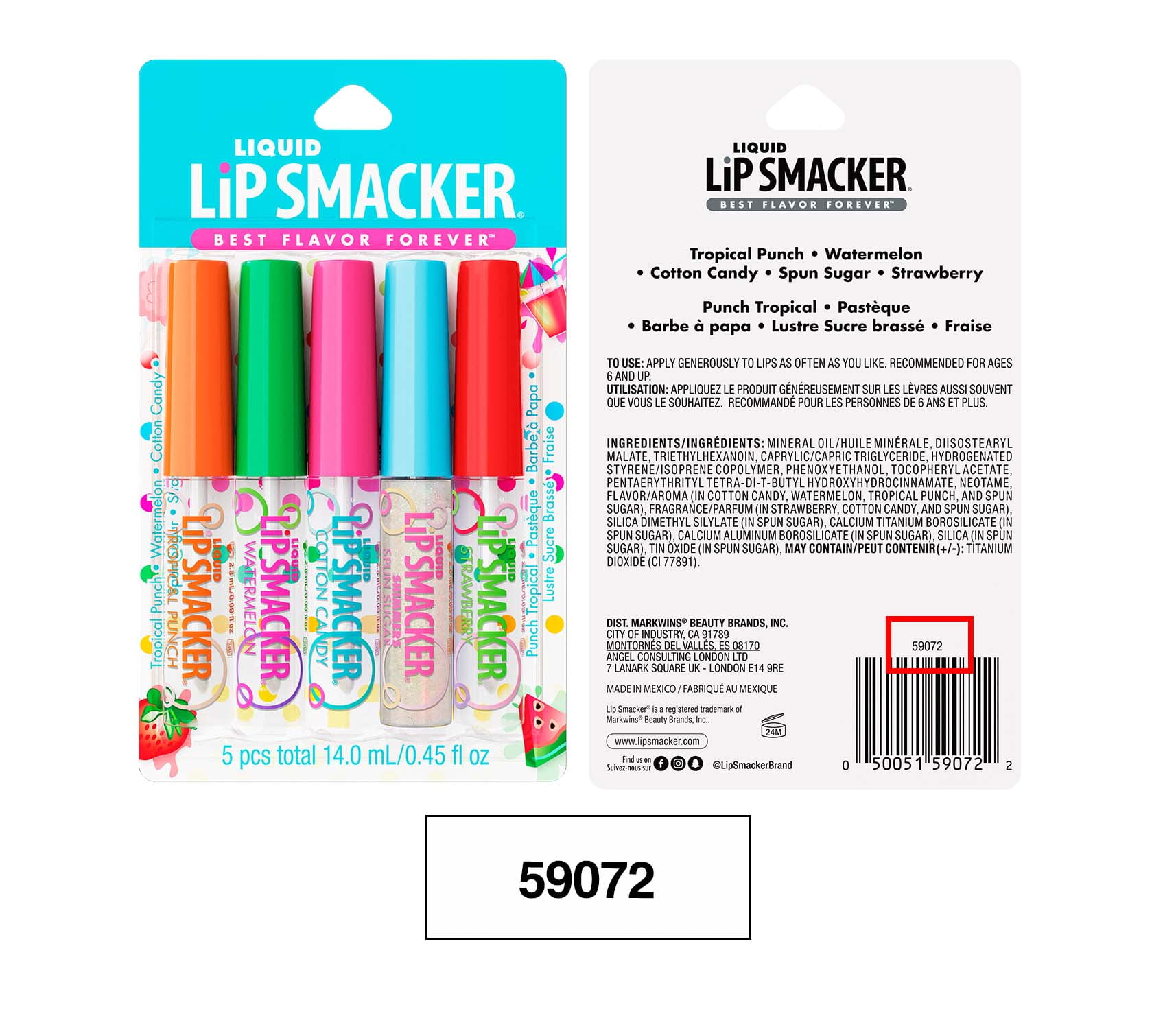 Lip Smacker 3-Stufen Lip & Face Tin Geschenkset Für Kinder – Mit Lipgloss, Glitzercreme, Haarspangen & Applikator