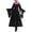 Dark Purple, variant on Halloween Women's Gothic Off-Shoulder Maxi Dress, Lace-Up Corset Bodice with Sheer Bell Sleeves for Cosplay (1 PC Dress) Green XL
