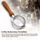 thumbnail image 4 of Cafetera de acero inoxidable MABOTO 54 mm Soporte de filtro sin fondo Mango de madera, 4 of 5