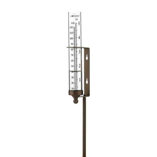 Brass and Glass Outdoor-Indoor Thermometer by Conant