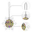 thumbnail image 4 of Rick And Morty Snowflake Pendant Christmas Party Decorations Snowflake Ornaments for Winter Christmas Tree Window Decor, 4 of 6