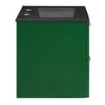 thumbnail image 3 of Modway Daybreak 24" Rubberwood MDF Particleboard Bathroom Vanity in Green/Black, 3 of 8
