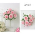 thumbnail image 5 of Guozer Simulation Rose Bouquet 9 Heads Home Living Room Decoration Flower Arrangement Fake Flower Decoration High-end Simulation Flower Art, 5 of 7