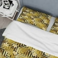 thumbnail image 4 of Designart 'Modern gold luxury pattern' Mid-Century Modern Duvet Cover Set, 4 of 4