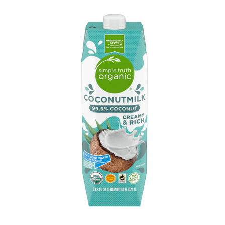 2 PK Simple Truth Organic Dairy Free Organic Shelf Stable Original Coconut Milk